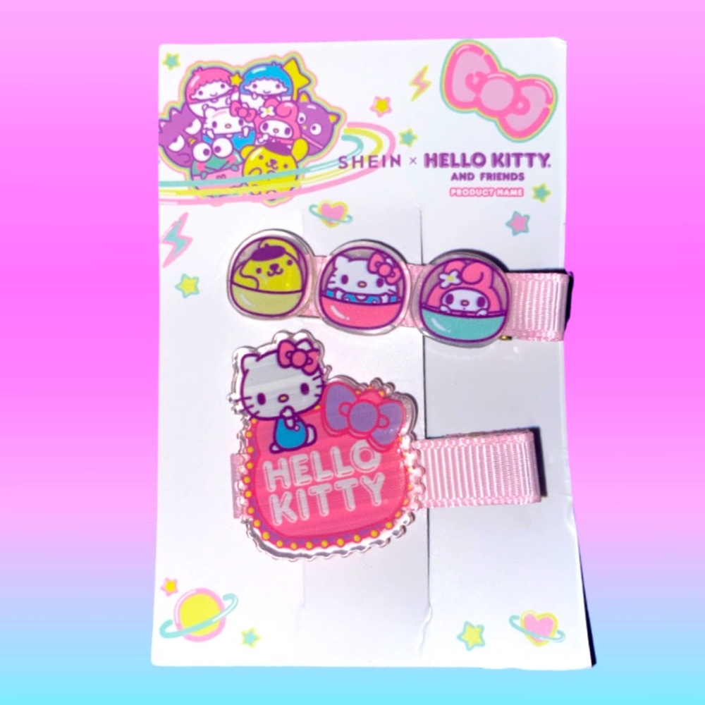 Hello Kitty and friends Kawaii hair clips
